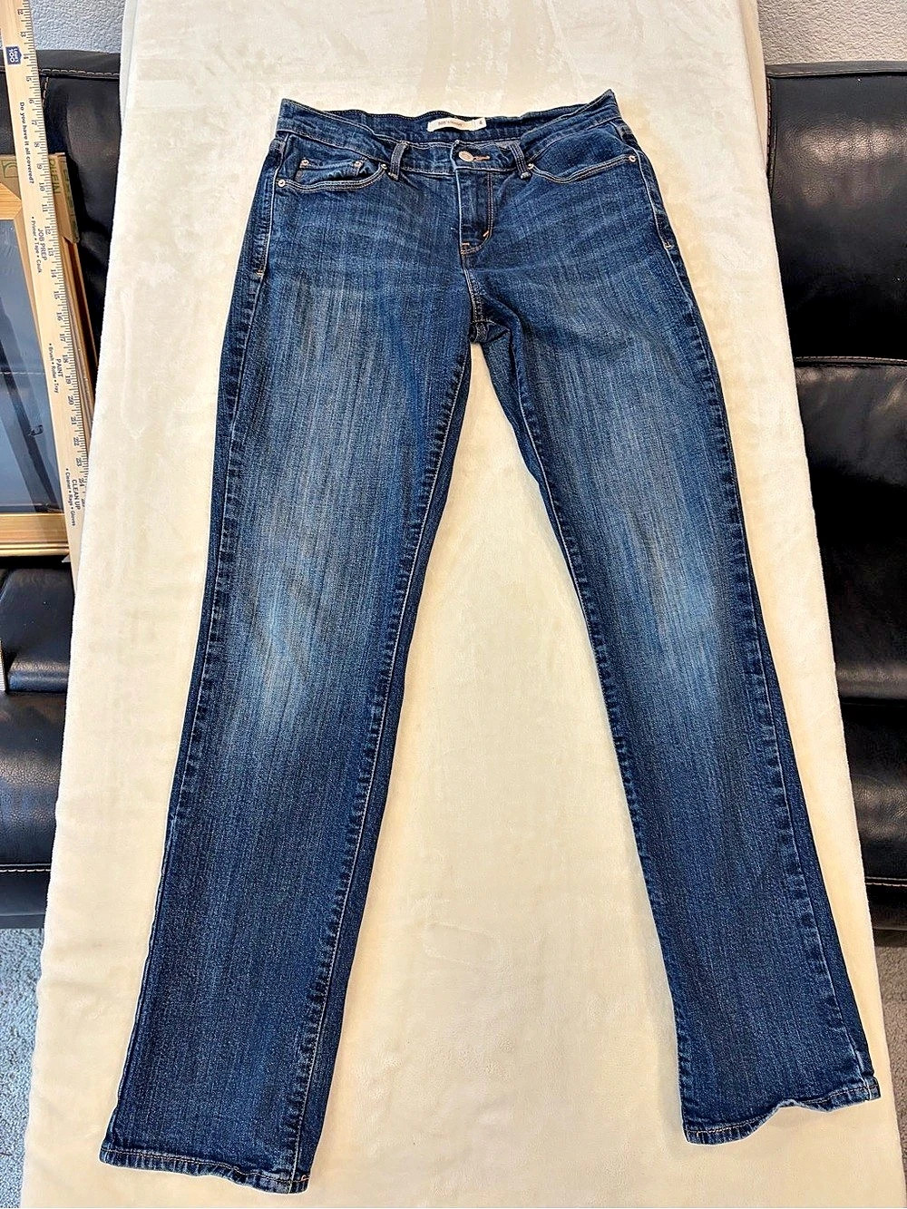 Levi's 505 Straight Jeans Blue Size 4